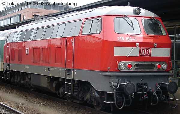 Kein weiteres Foto der Lok 196 vorhanden