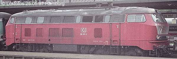 Kein weiteres Foto der Lok 197 vorhanden