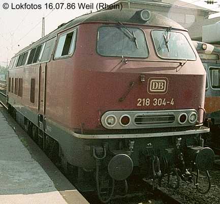 Kein weiteres Foto der Lok 304 vorhanden