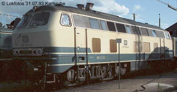 Kein weiteres Foto der Lok 304 vorhanden