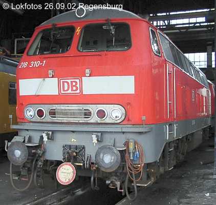 Kein weiteres Foto der Lok 310 vorhanden