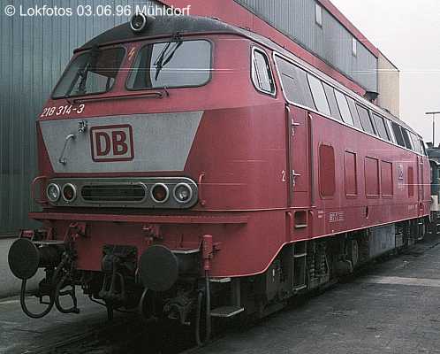 Kein weiteres Foto der Lok 314 vorhanden
