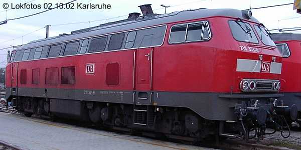 Kein weiteres Foto der Lok 321 vorhanden