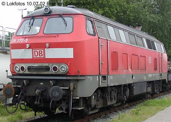 Kein weiteres Foto der Lok 370 vorhanden