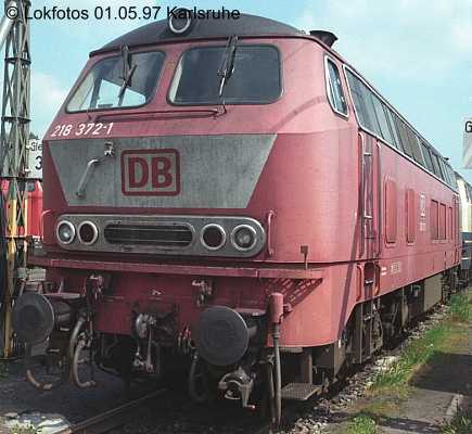 Kein weiteres Foto der Lok 372 vorhanden