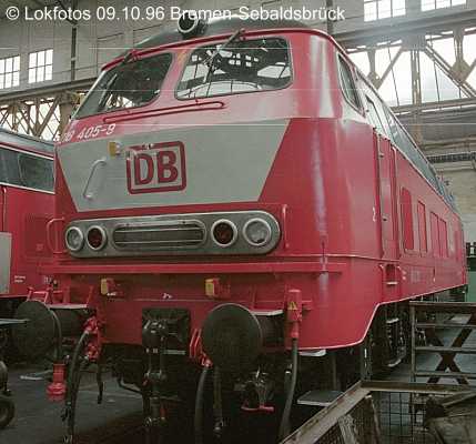 Kein weiteres Foto der Lok 405 vorhanden