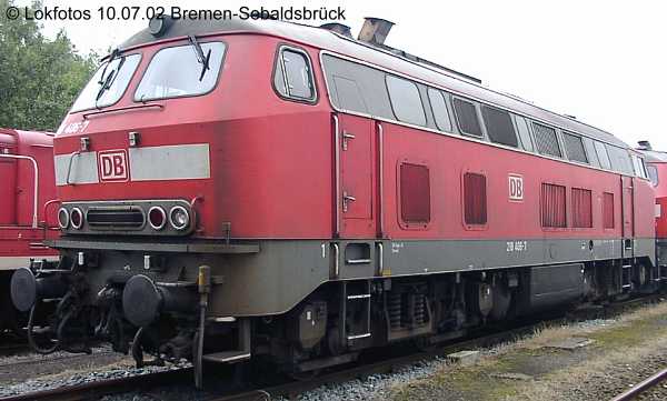 Kein weiteres Foto der Lok 406 vorhanden