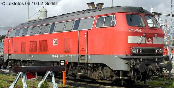 Kein weiteres Foto der Lok 410 vorhanden
