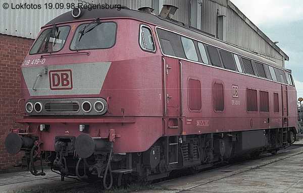 Kein weiteres Foto der Lok 419 vorhanden