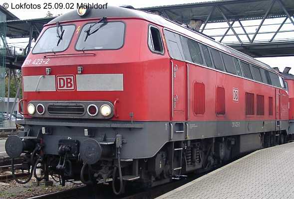 Kein weiteres Foto der Lok 423 vorhanden