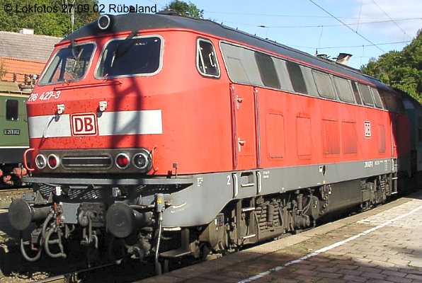 Kein weiteres Foto der Lok 427 vorhanden