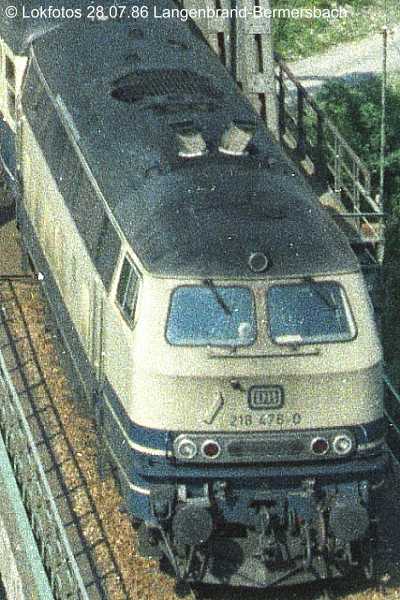 Kein weiteres Foto der Lok 476 vorhanden