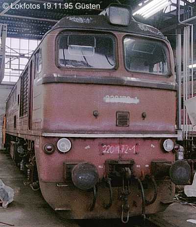 Kein weiteres Foto der Lok 172 vorhanden