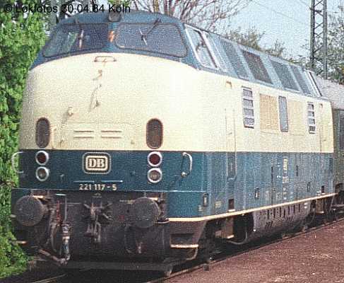 Kein weiteres Foto der Lok 117 vorhanden
