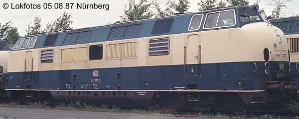 Kein weiteres Foto der Lok 117 vorhanden