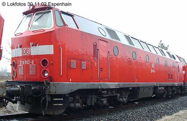 Kein weiteres Foto der Lok 052 vorhanden