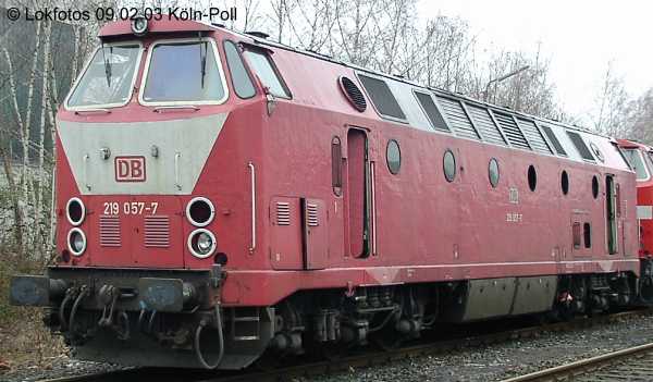 Kein weiteres Foto der Lok 057 vorhanden