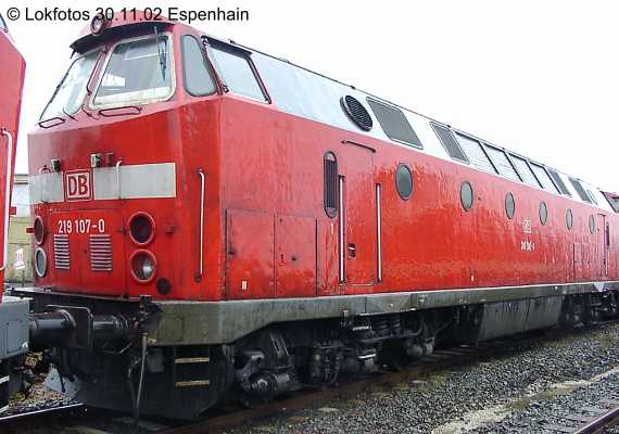 Kein weiteres Foto der Lok 107 vorhanden