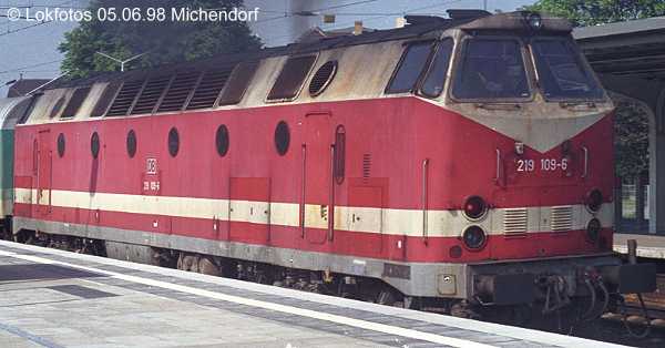 Kein weiteres Foto der Lok 109 vorhanden