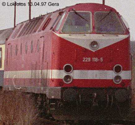 Kein weiteres Foto der Lok 118 vorhanden