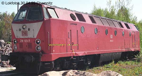 Kein weiteres Foto der Lok 123 vorhanden