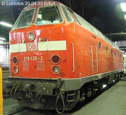 Kein weiteres Foto der Lok 125 vorhanden