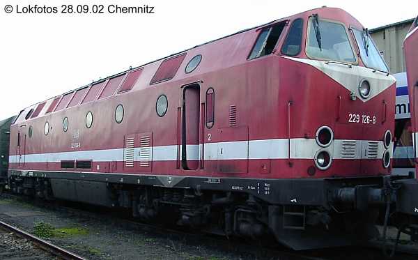 Kein weiteres Foto der Lok 126 vorhanden