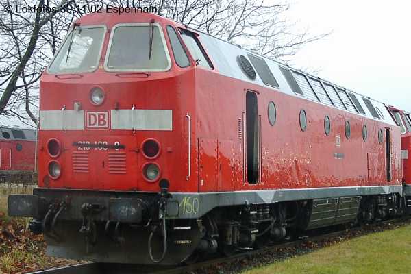 Kein weiteres Foto der Lok 160 vorhanden