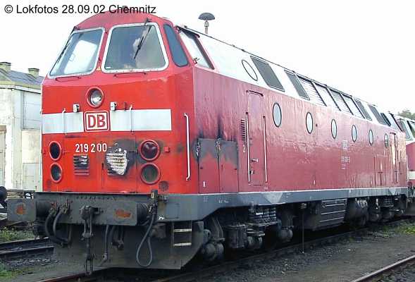 Kein weiteres Foto der Lok 200 vorhanden