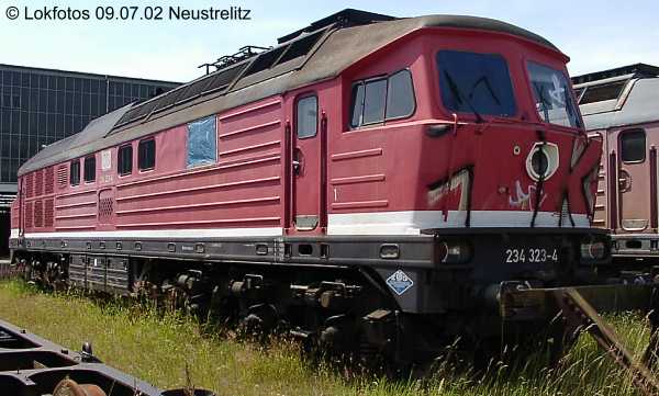 Kein weiteres Foto der Lok 323 vorhanden