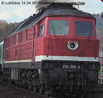 Kein weiteres Foto der Lok 385 vorhanden