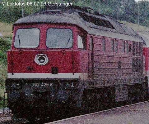 Kein weiteres Foto der Lok 425 vorhanden