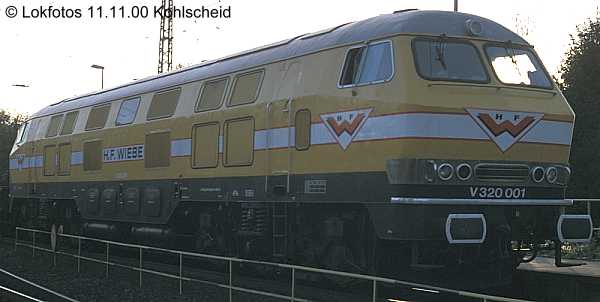 Kein weiteres Foto der Lok 001 vorhanden