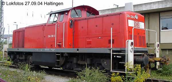 Kein weiteres Foto der Lok 138 vorhanden