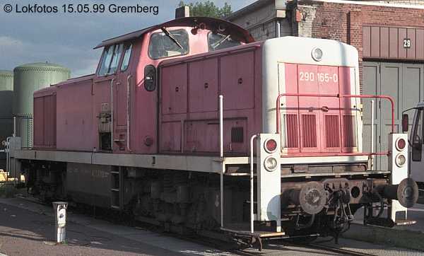 Kein weiteres Foto der Lok 165 vorhanden