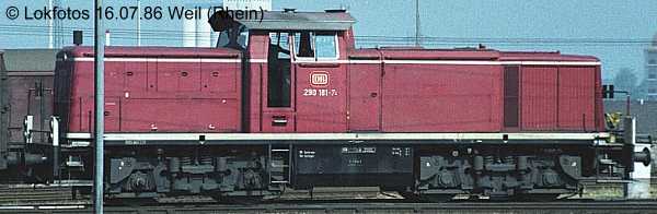 Kein weiteres Foto der Lok 181 vorhanden