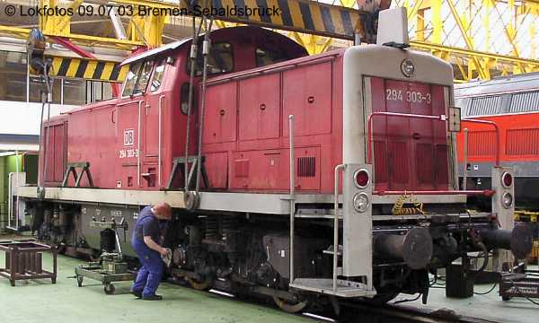 Kein weiteres Foto der Lok 303 vorhanden