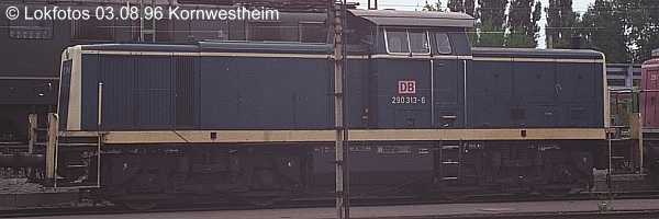 Kein weiteres Foto der Lok 313 vorhanden