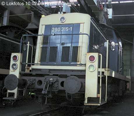 Kein weiteres Foto der Lok 315 vorhanden