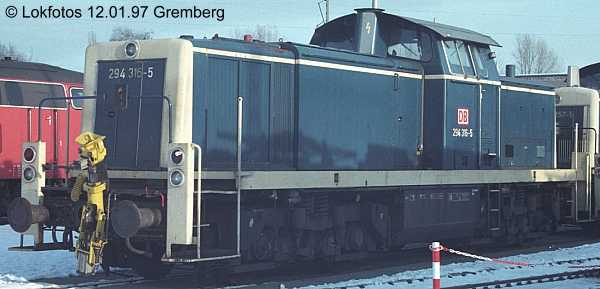 Kein weiteres Foto der Lok 316 vorhanden