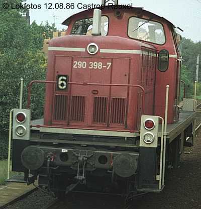 Kein weiteres Foto der Lok 398 vorhanden