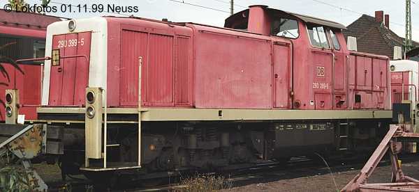 Kein weiteres Foto der Lok 399 vorhanden