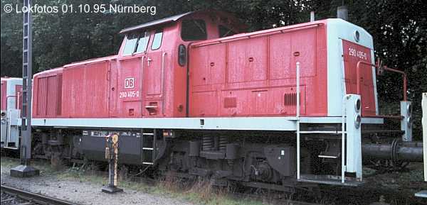 Kein weiteres Foto der Lok 405 vorhanden