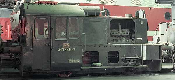 Kein weiteres Foto der Lok 645 vorhanden