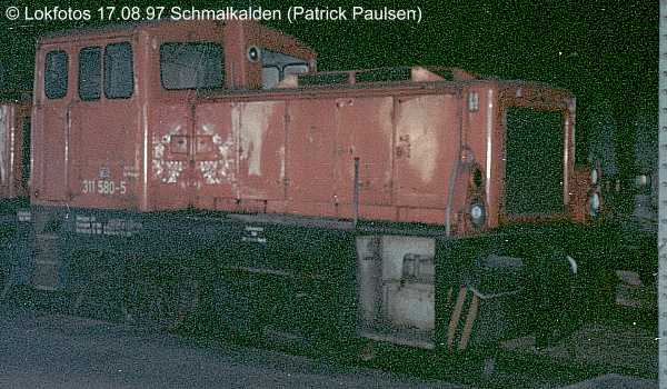 Kein weiteres Foto der Lok 580 vorhanden