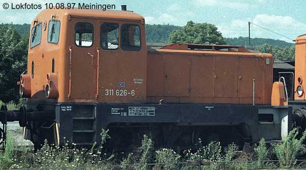 Kein weiteres Foto der Lok 626 vorhanden