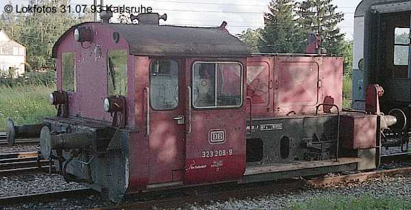 Kein weiteres Foto der Lok 208 vorhanden