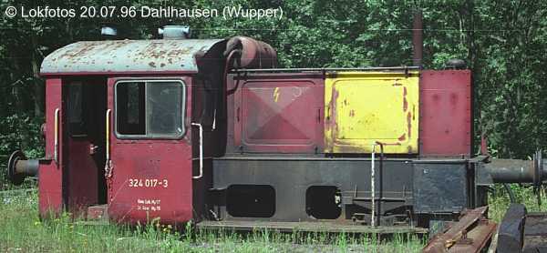 Kein weiteres Foto der Lok 017 vorhanden