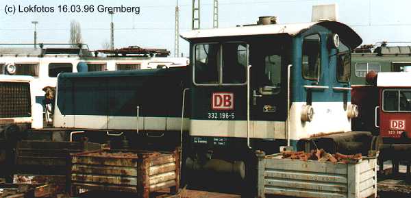Kein weiteres Foto der Lok 196 vorhanden