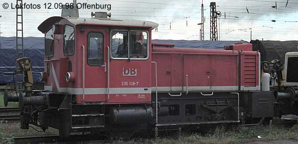 Kein weiteres Foto der Lok 108 vorhanden